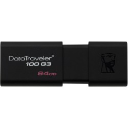 Kingston 64GB Data Traveler 100 G3 USB 3.0 Flash Drive (3-Pack)