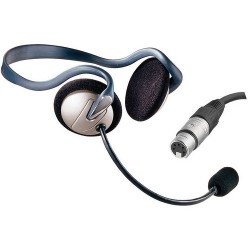 Intercom Headsets | Eartec Monarch Behind-the-Neck Communications Headset (5-Pin XLR-F)