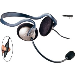 Intercom Headsets | Eartec Monarch Headset with Inline PTT & 2-Pin Kenwood Connector