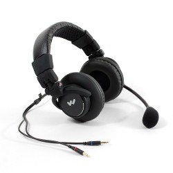 Headphones | Williams Sound MIC 058 Dual-Muff Headset Microphone for DLT Transceiver
