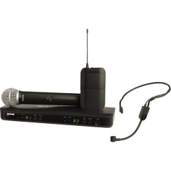 Shure BLX1288/PGA31 Dual-Channel Wireless Combo Headset & Handheld Microphone System (H9: 512 - 542 MHz)