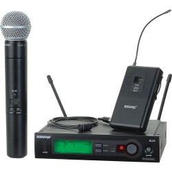 Shure | Shure SLX124/85/SM58 Wireless Combo Microphone System (G5: 494 to 518 MHz)