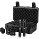 Sterling Audio SL230MP Matched Pair, Medium Diaphragm Condenser Microphones with Shockmounts, Windscreens, and Carry Case