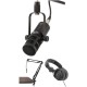 Polsen 1-Person MC-POD Podcasting Kit with Mic, Broadcast Arm & Headphones