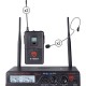 Nady U-2100 Over-the-Ear Omnidirectional UHF Wireless System with 2 x HM-35 Headmic Condenser Microphones