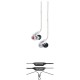 Shure SE846 Sound Isolating Earphones and Full Resolution Bluetooth Cable Kit (Clear)