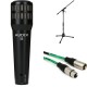 Audix i5 Instrument Mic Pack with Short Stand and Cable