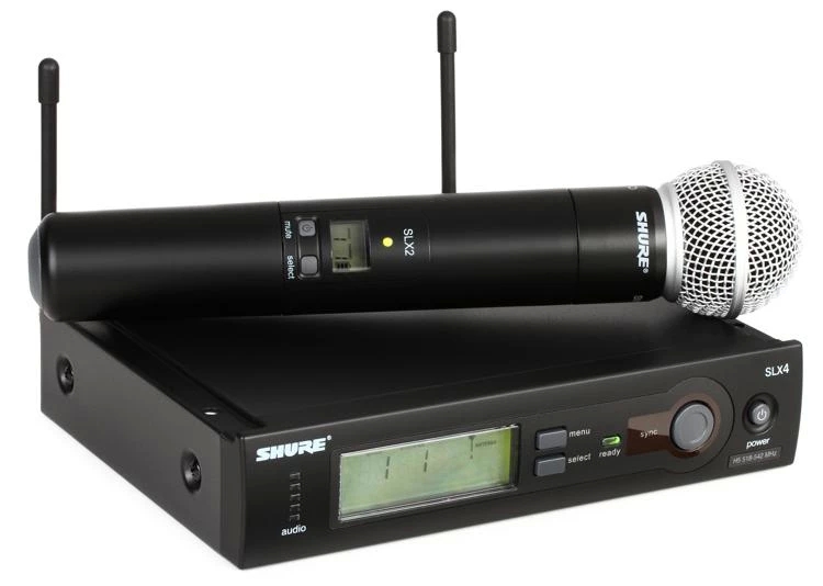 Shure SLX2/SM58 Handheld Wireless Microphone SLX2/SM58-G4 B&H
